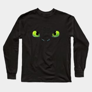 Toothless Dragon Eyes Long Sleeve T-Shirt